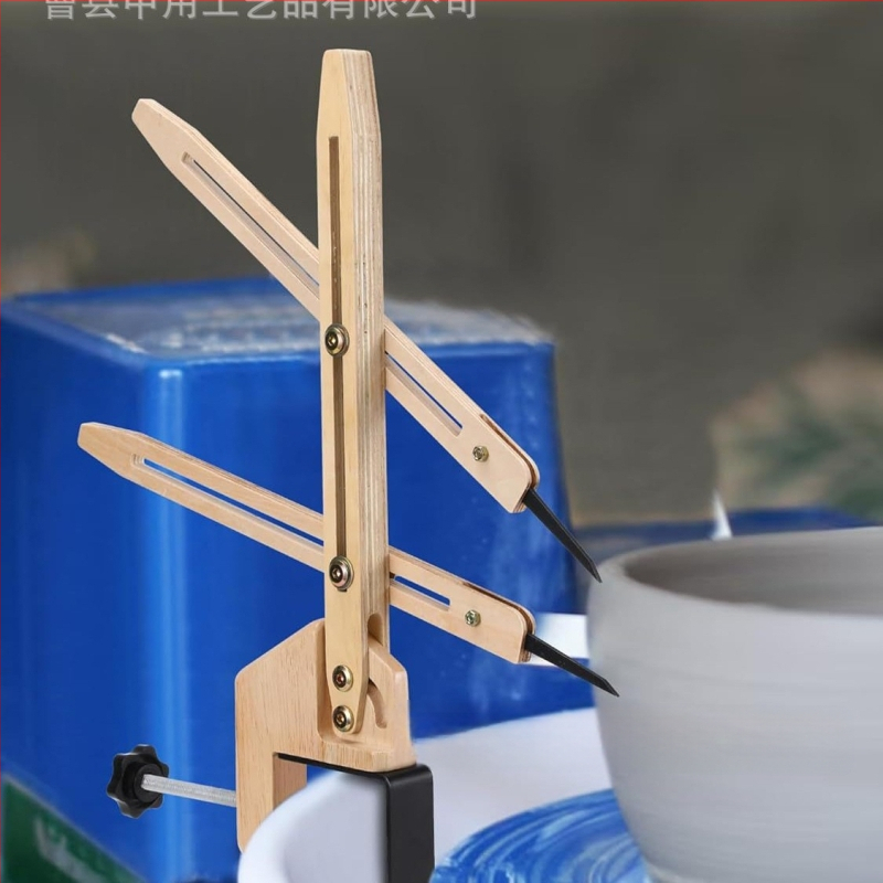 Medinis keramikos formavimo ir padėties nustatymo įrankis, darbo aukščio suvienijimui — daugiafunkcinis pjovimo ir formavimo pagalbininkas