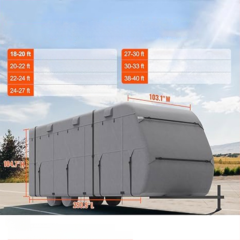 Покрив за каравана RV, от нетъкан текстил, персонализиран