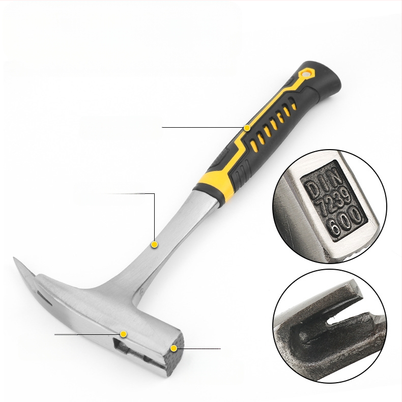 Vienrokas āmurs ar 45 tērauda galvu, plastmasas rokturis, 325 mm garums, ģeoloģiskām izpētēm.