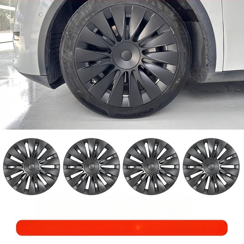 Model Y centrinis gaubtas su tiesia kraštine, PC+ABS, Model Y tinka, WSD-XS, Jiangsu