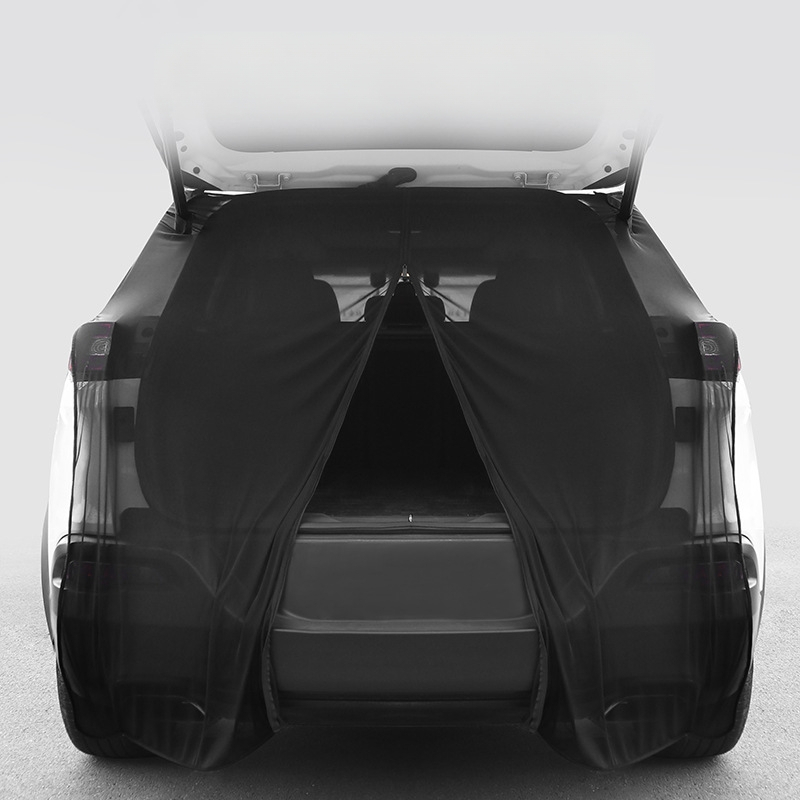 Automobilio galinių durelių tinklas – skaidrus, nuo vabzdžių, aukštos tankio Ice Silk tinklas, pakabinimo tipas