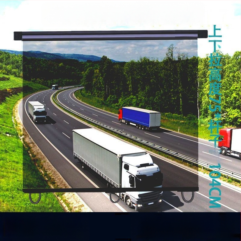 Automatinė teleskopinė saulės užuolaida priekinio stiklo sunkvežimiams ir autobusams – UV apsauga, plastmasos medžiaga, tvirtinimas su siurbtukais