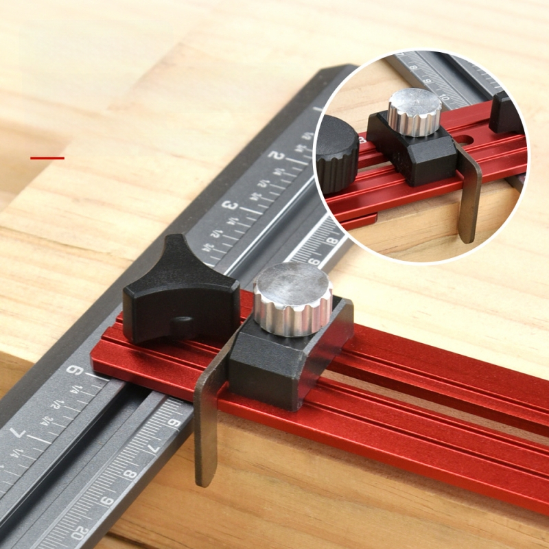 Schodová pravítka z hliníkovej zliatiny, nástroj na označovanie a meranie schodov, značka Onkel.J