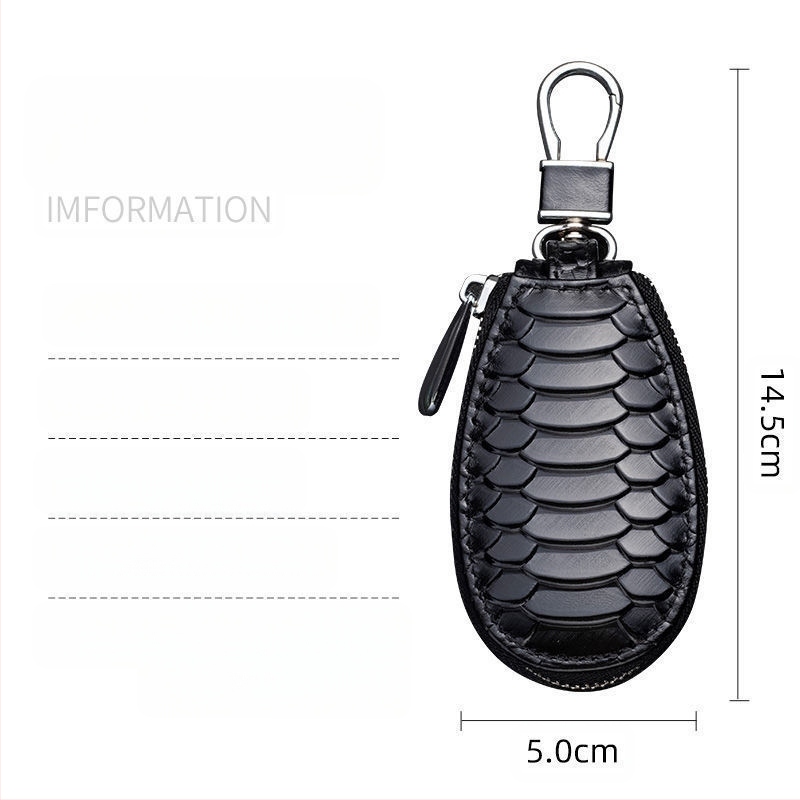 Raktų dėklas - neutralaus dizaino; medžiaga: Kita; raštas: Kita; stilius: Verslo elitinis; kasdieniam naudojimui.