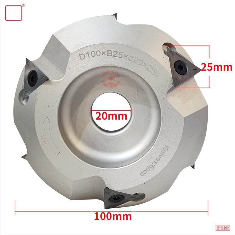 Aluminijska V-oblika freza s vodilicom – utorački nož, višezubna konstrukcija, pogodna za drvo, MDF i laminirane ploče