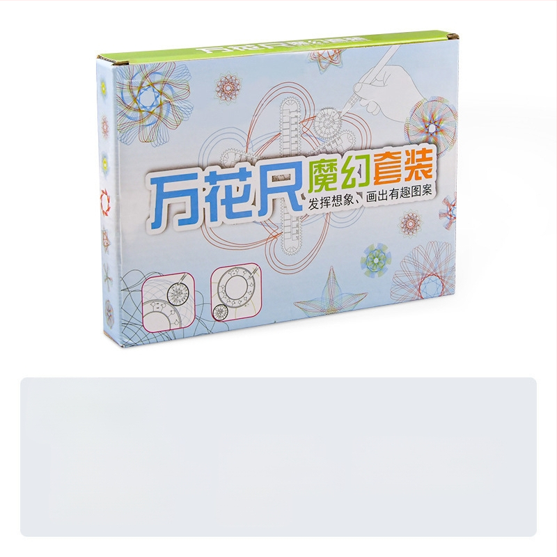 Геометричен набор за шаблони с калейдоскоп, пластмасов, 35 г, персонализиране