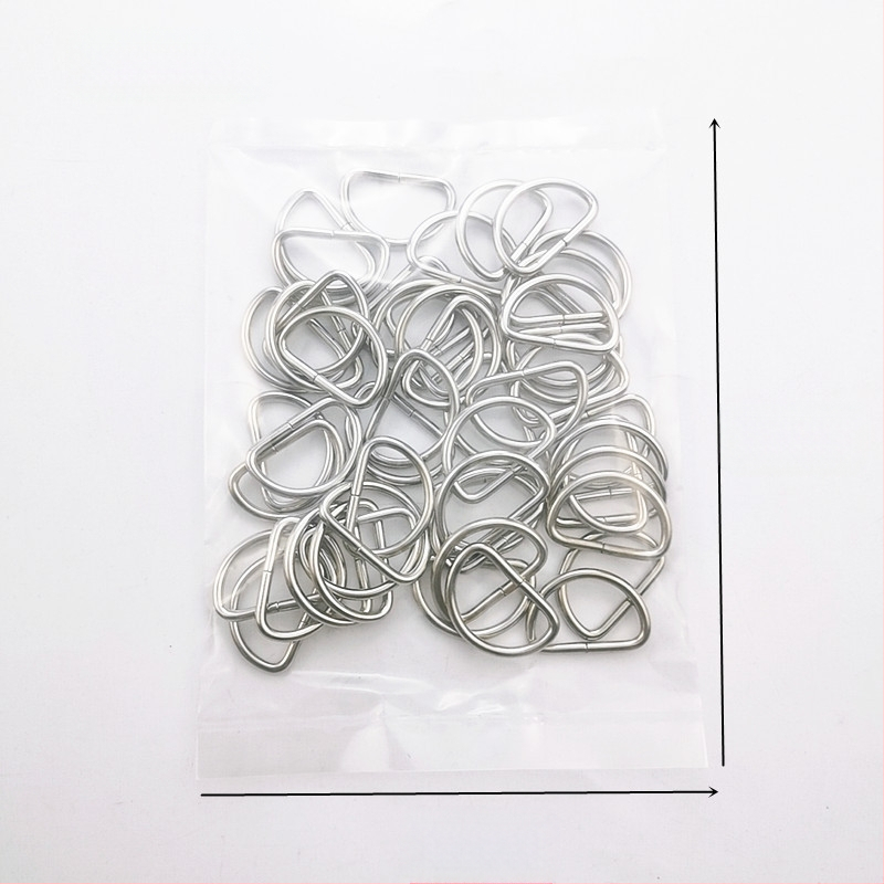 Set od 50 metalnih D kopči u polukružnom obliku za traperice – Fruit