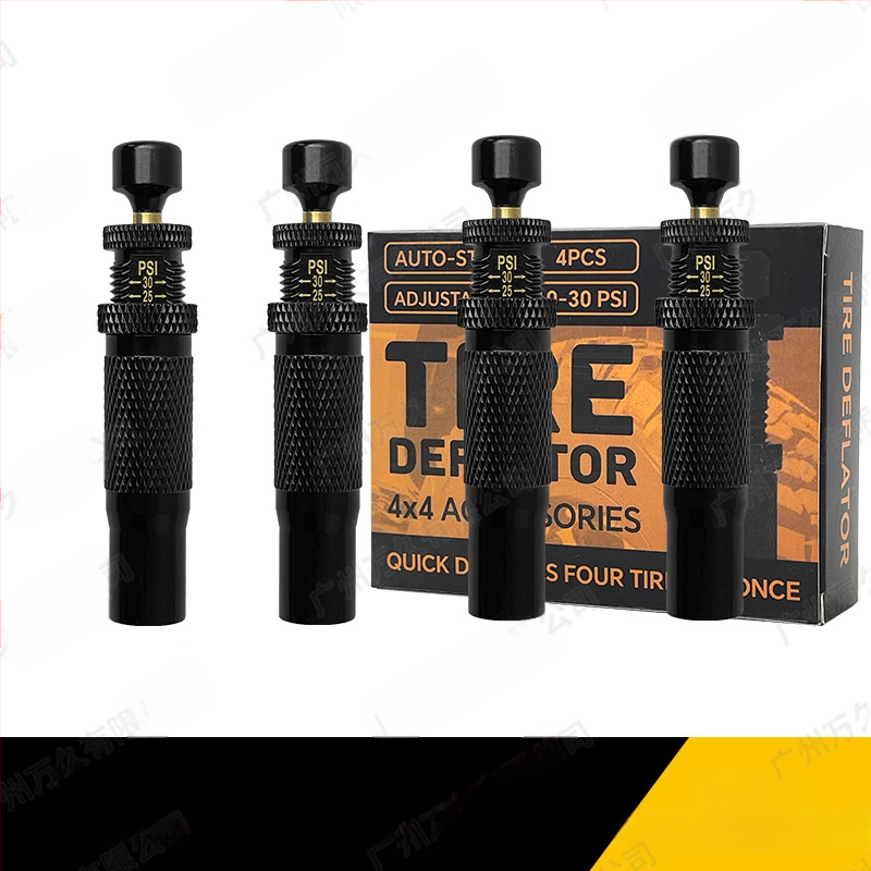 Automatinis padangos oro išleidimo vožtuvas – nešiojamas, greitas slėgio mažinimas, tinkamas visureigiams ir dykumoms, PSI rodmenys