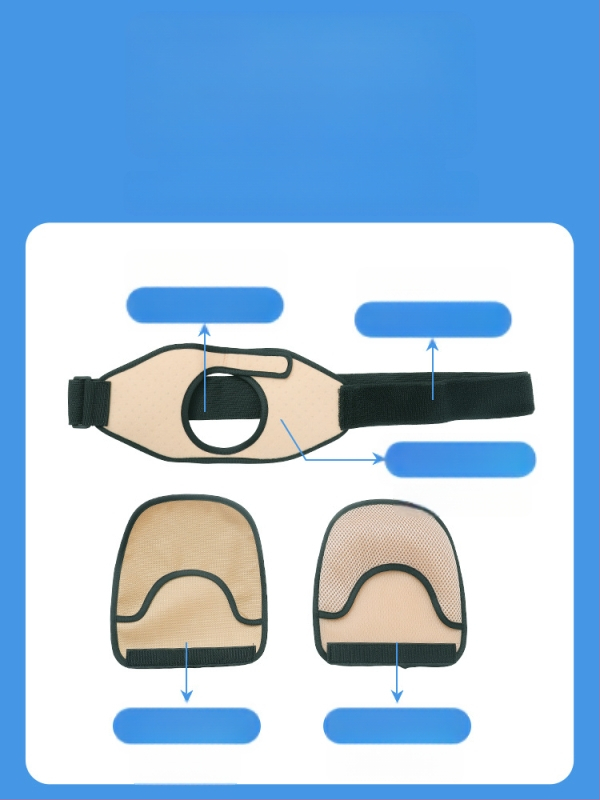 Ostomijos apsauginė juosta – juosmeniui, medžiagos: tinklelio audinys, Oxford audinys, elastinė juostelė, pakuotė 50 vnt