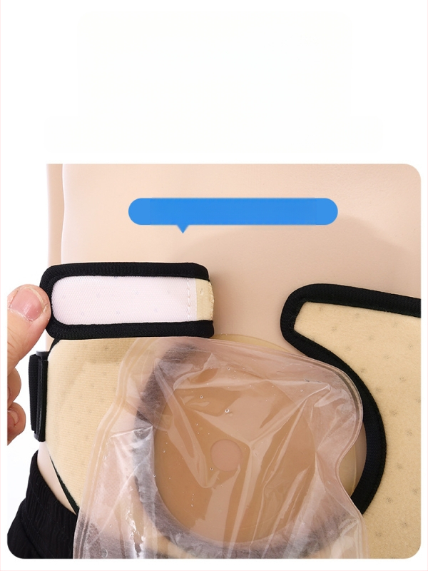 Ostomijos apsauginė juosta – juosmeniui, medžiagos: tinklelio audinys, Oxford audinys, elastinė juostelė, pakuotė 50 vnt