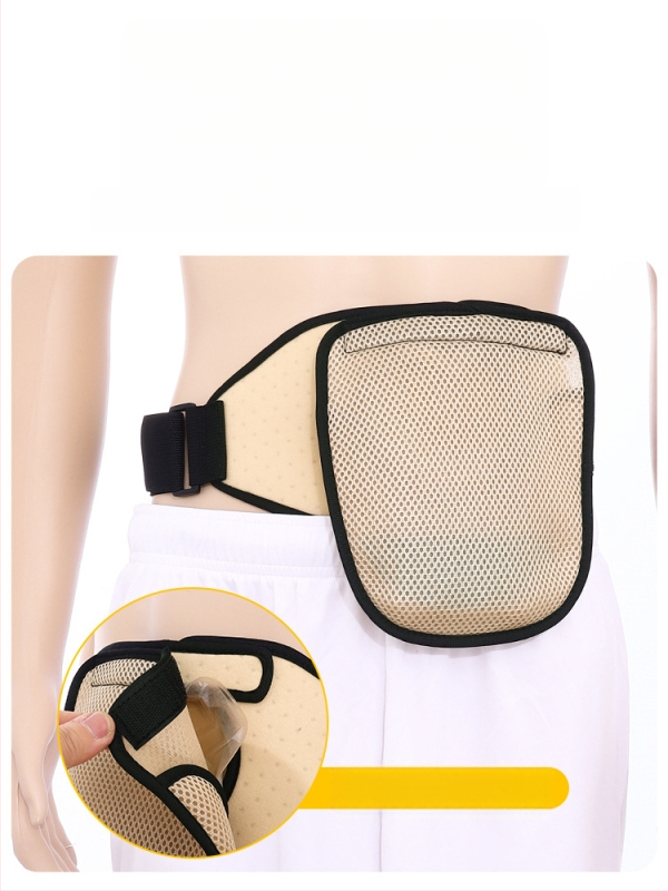 Ostomijos apsauginė juosta – juosmeniui, medžiagos: tinklelio audinys, Oxford audinys, elastinė juostelė, pakuotė 50 vnt