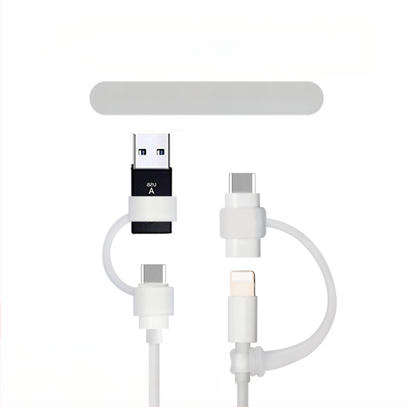 Silikónové puzdro proti strate pre Type-C konvertor s šnúrkou, model 08