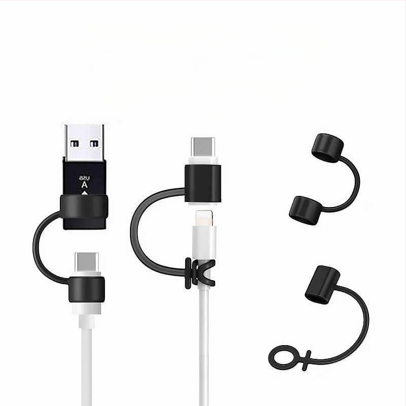 Silikónové puzdro proti strate pre Type-C konvertor s šnúrkou, model 08