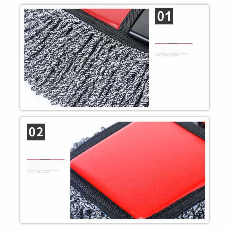 Сгъваема четка за миене на автомобил с меки влакна за прах, подходяща за домашно и автомобилно ползване