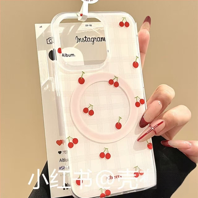 Suport magnetic pentru iPhone — silicon, finisaj mat, anti-cădere, compatibil cu modelele iPhone