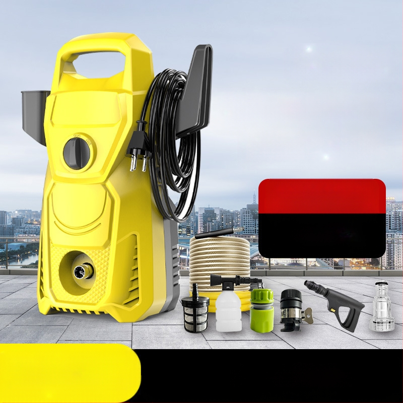 Namų aukšto slėgio automobilių plovimo įranga — 3000W, 220V, 100 Bar, 6 L/min, 7–20 m žarna