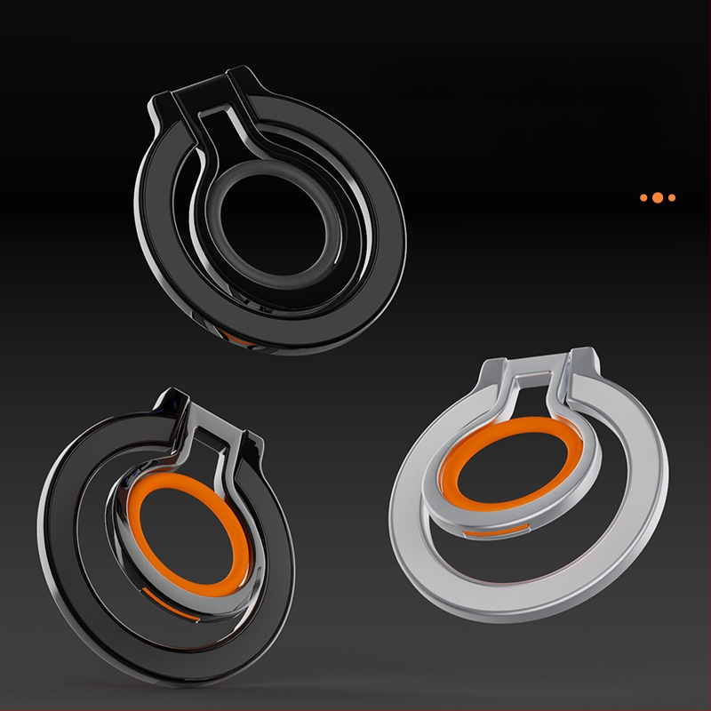 MagSafe magnetinis telefono laikiklis su piršto žiedu iš cinko lydinio – sulankstomas magnetinis stalinis laikiklis – universalus