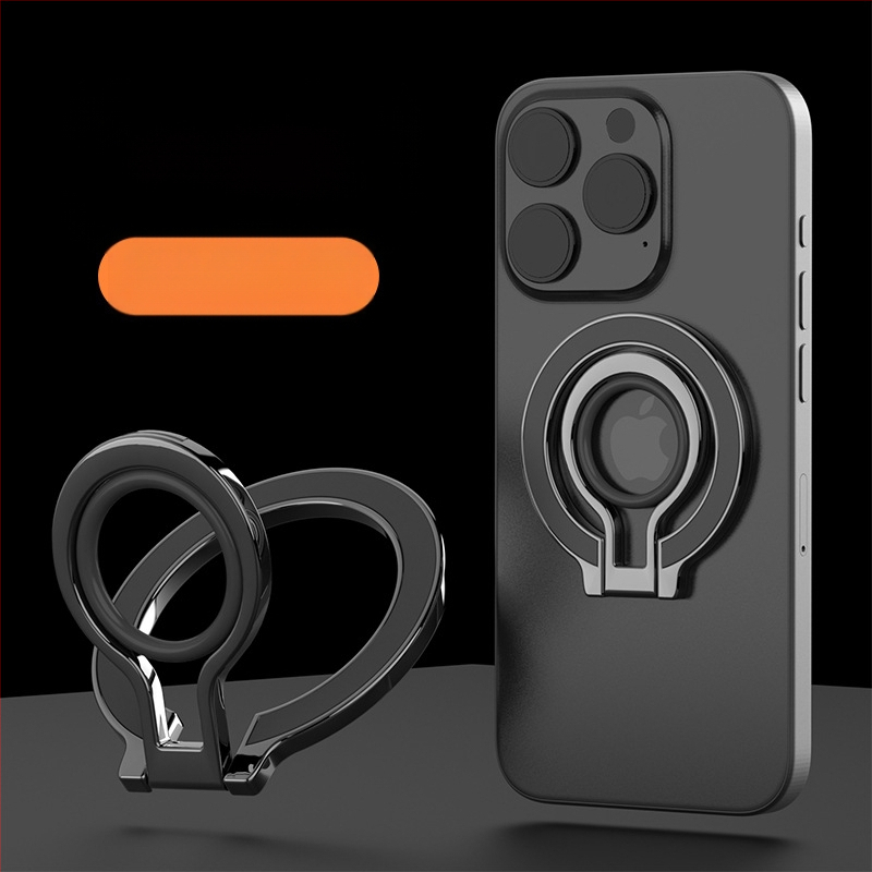 MagSafe magnetinis telefono laikiklis su piršto žiedu iš cinko lydinio – sulankstomas magnetinis stalinis laikiklis – universalus