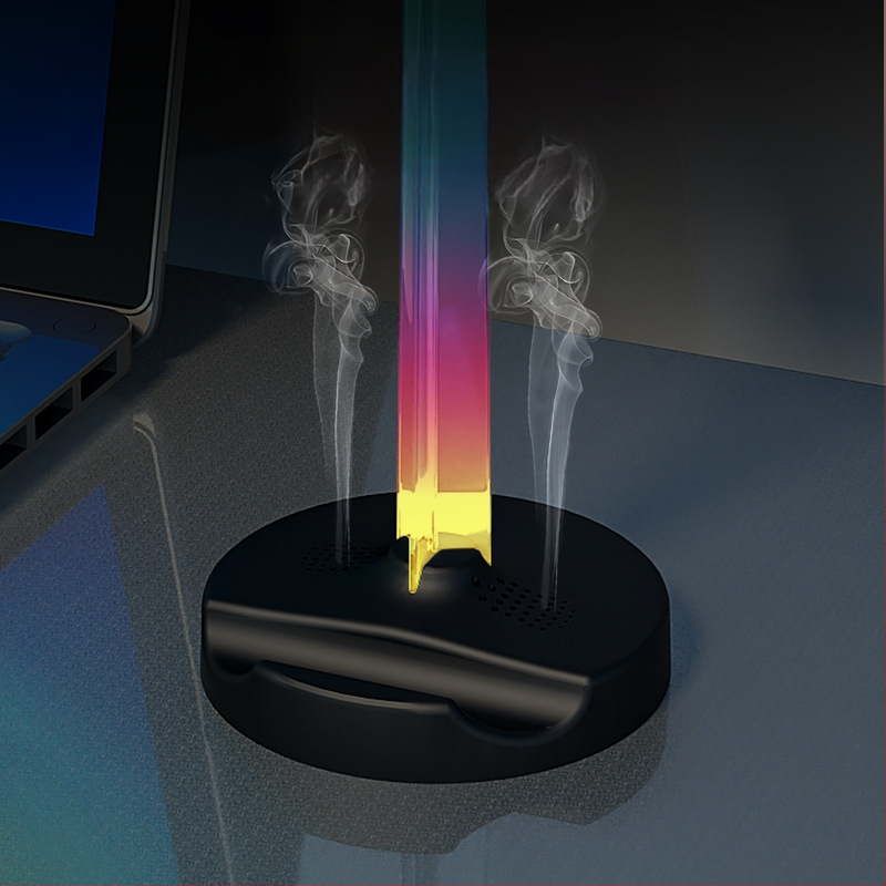 ITLYA10 Настолен държач за гейминг слушалки, пластмасова конструкция, поддръжка за персонализация, общ стил