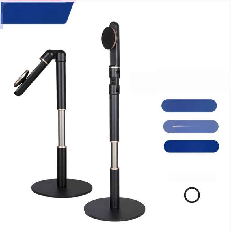 Augšējais fotografēšanas statīvs viedtālruņiem — universāls, magnētiskais turētājs tiešraides pārraidēm; materiāls: ABS + alumīnija sakausējums + silikons; saderīgs ar viedtālruņa kameru turētāju