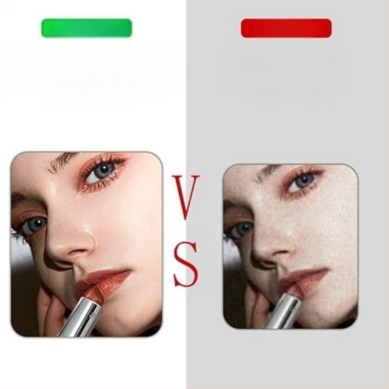 Zadné selfie zrkadlo pre smartfóny, prenášateľné mini zrkadlo na líčenie pre vlogy a fotografovanie, tvrdené sklo, HD obraz, všeobecná kompatibilita