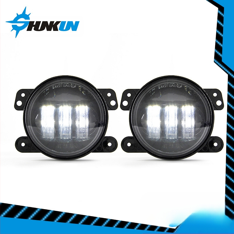 LED rūko žibintas Jeep Wrangler — 30W, 9-32V, IP67, suderinamas su Wrangler