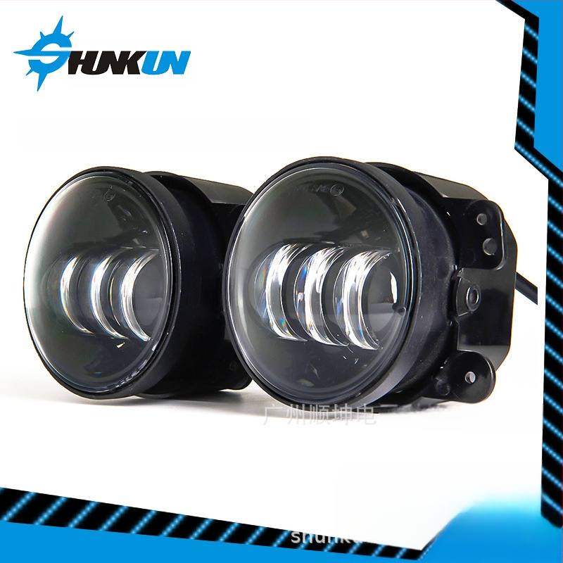 LED rūko žibintas Jeep Wrangler — 30W, 9-32V, IP67, suderinamas su Wrangler