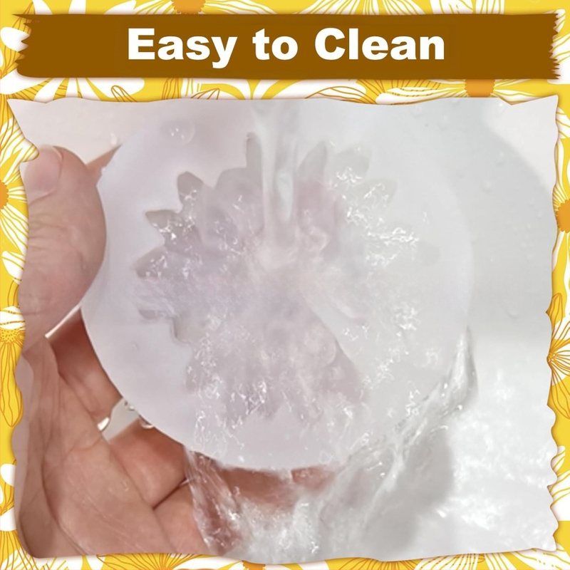 Daisy gėlių silikoninė forma žvakėms, nereguliarus stilius (Brand: Other; Import: No; Category: Butter scraper; Style: Irregular)