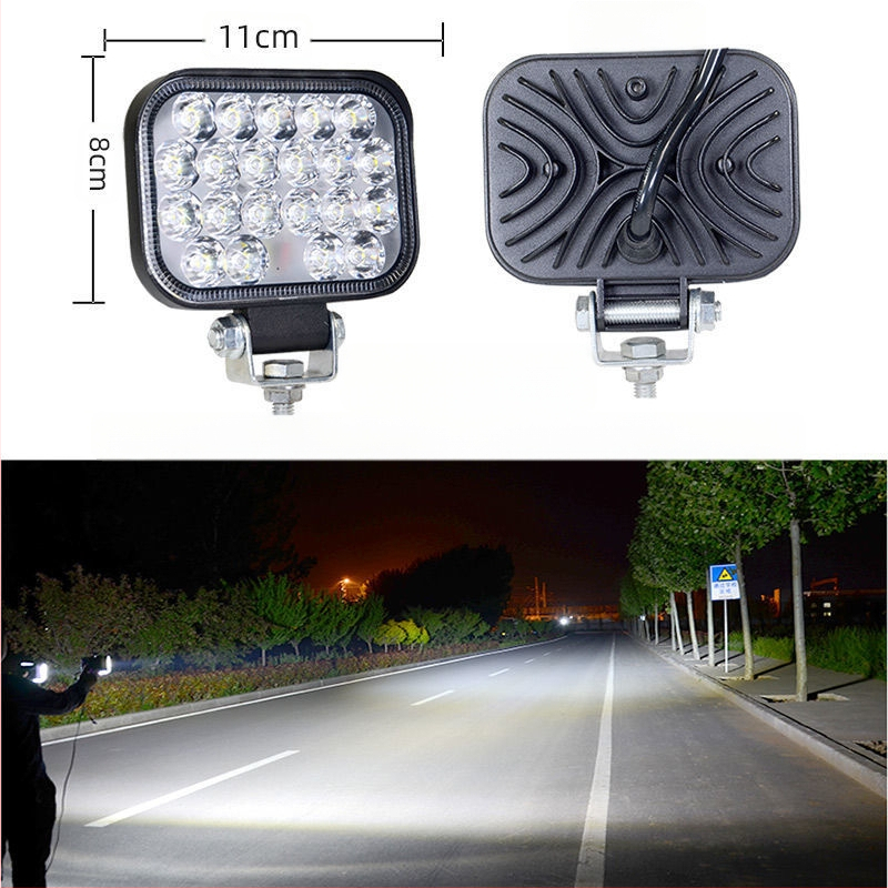 LED προβολέας οχήματος - 3W LED με σώμα από χυτό αλουμίνιο, PC κάλυμμα, αδιάβροχος, κατάλληλος για αυτοκίνητα, φορτηγά, ηλεκτρικά οχήματα και τρίκυκλα