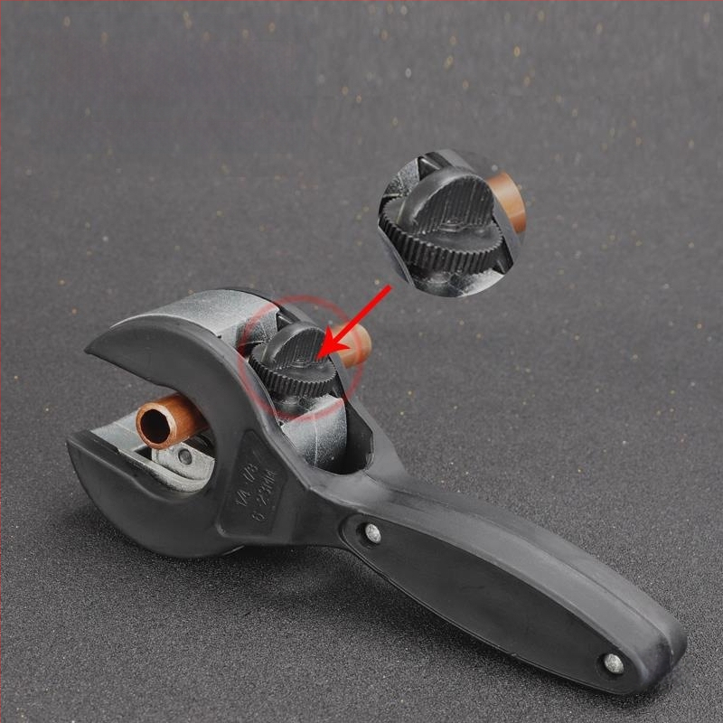 Алуминиев тръборез с лостов механизъм за неръждаеми гофрирани тръби – машина за рязане на тръби за HVAC и охлаждане