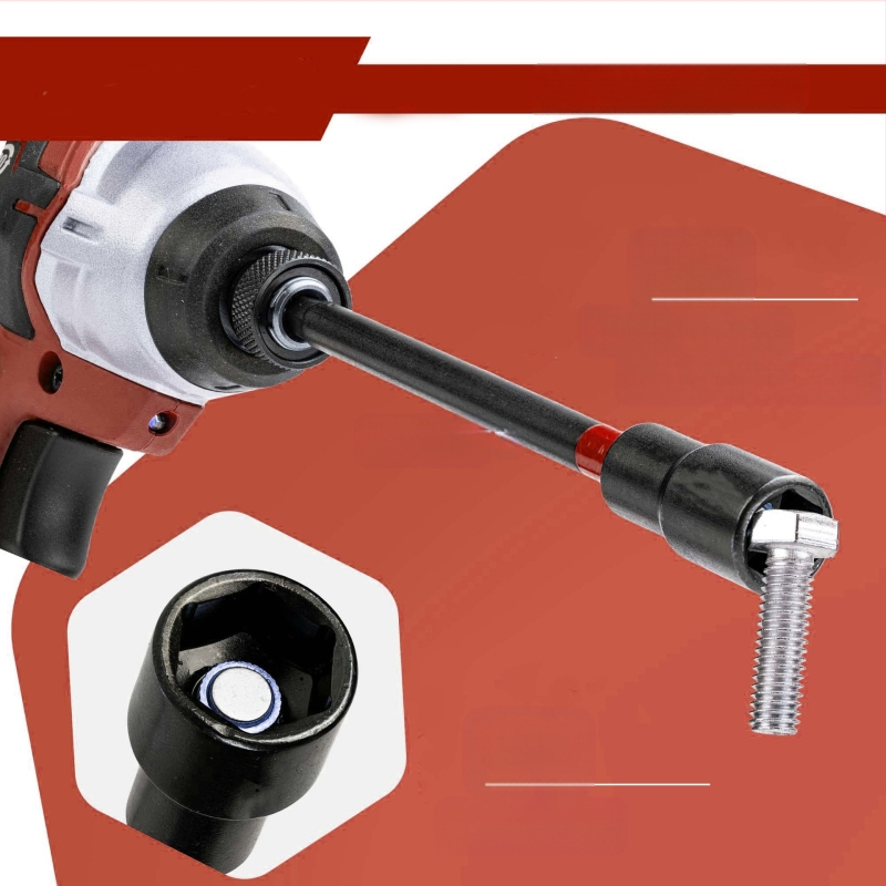 Магнитен комплект драйвери за гайки, дълги драйвери за гайки, 16–21 части, S2 сплавна стомана, нетно тегло 1.17