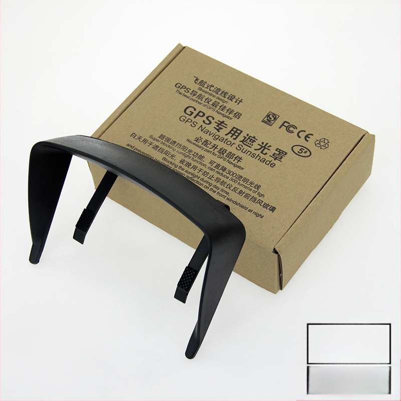 Автомобилен слънчев сенник за GPS екран, вградена инсталация, универсална съвместимост, удебелен дизайн