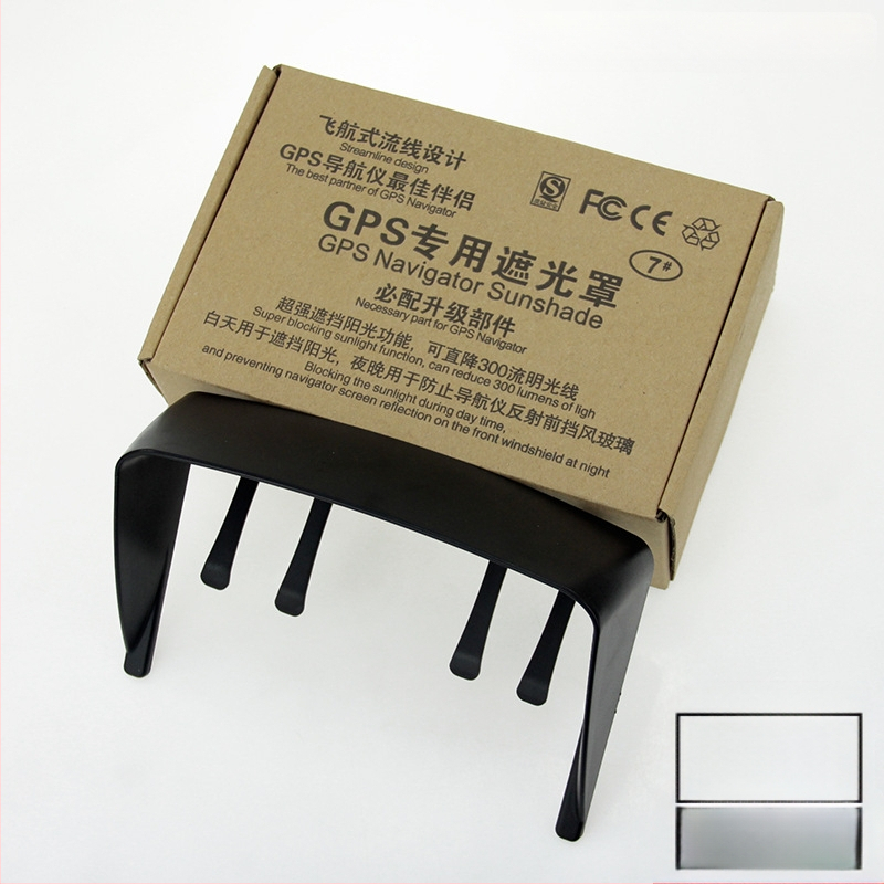 Автомобилен слънчев сенник за GPS екран, вградена инсталация, универсална съвместимост, удебелен дизайн