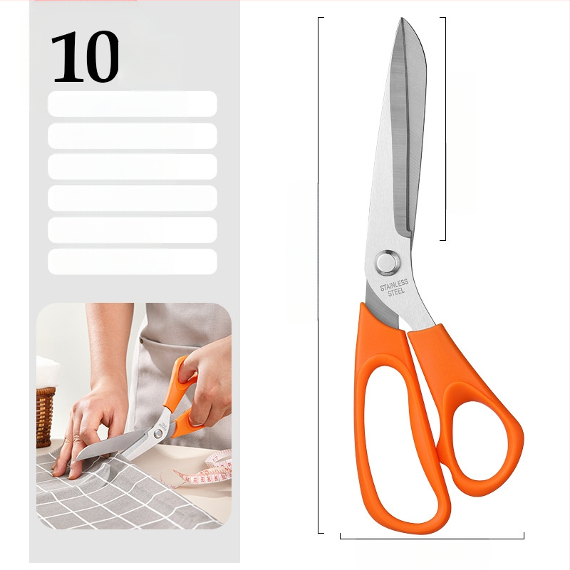 Šivaće škare od nehrđajućeg čelika s ergonomski dizajniranom ručkom za rezanje tkanine i papira