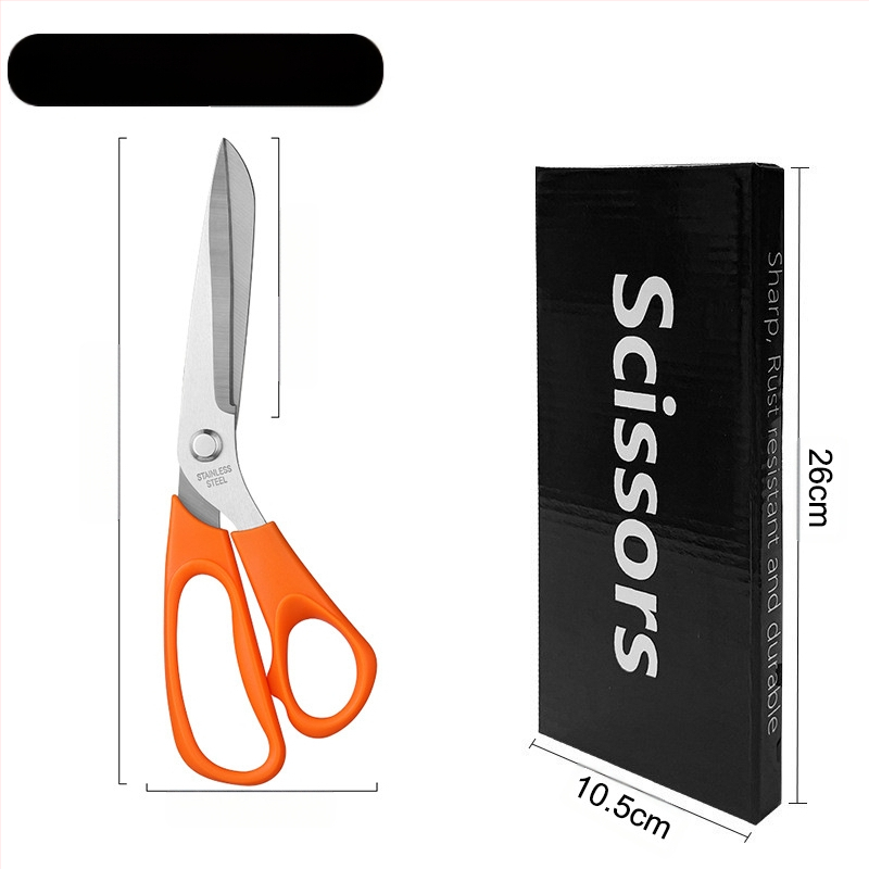 Šivaće škare od nehrđajućeg čelika s ergonomski dizajniranom ručkom za rezanje tkanine i papira
