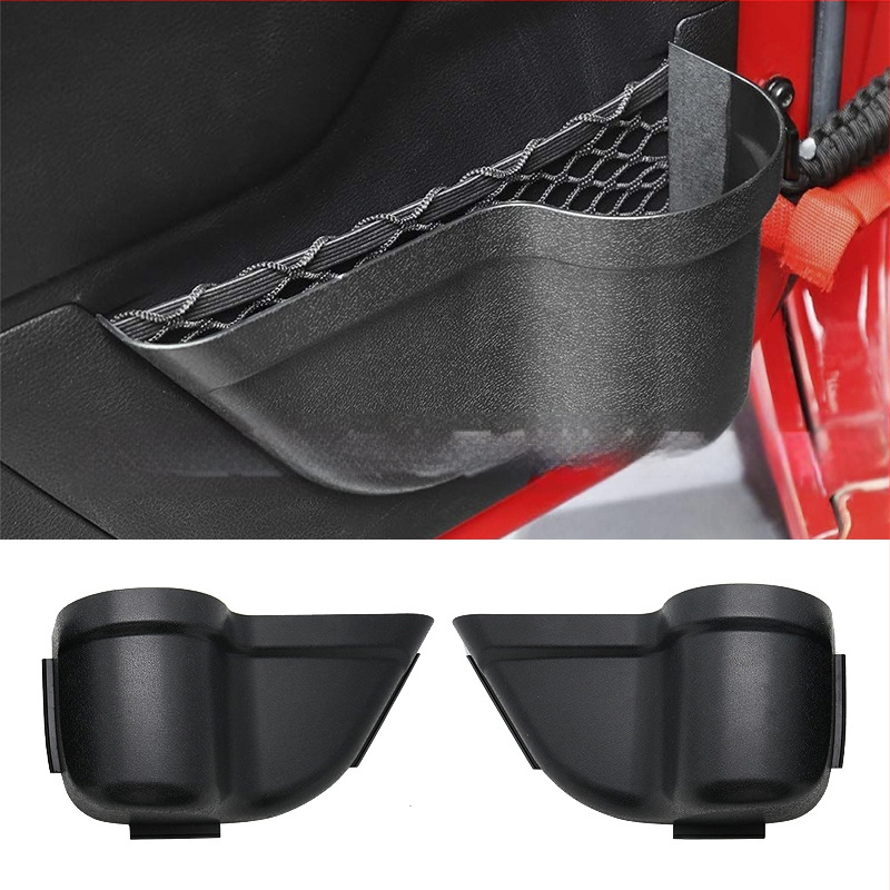 Κουτί αποθήκευσης πόρτας Jeep Wrangler JK 2011-2017 με θήκη ποτηριού, ABS, τετραπόρτο, εγκατάσταση χωρίς ζημιά