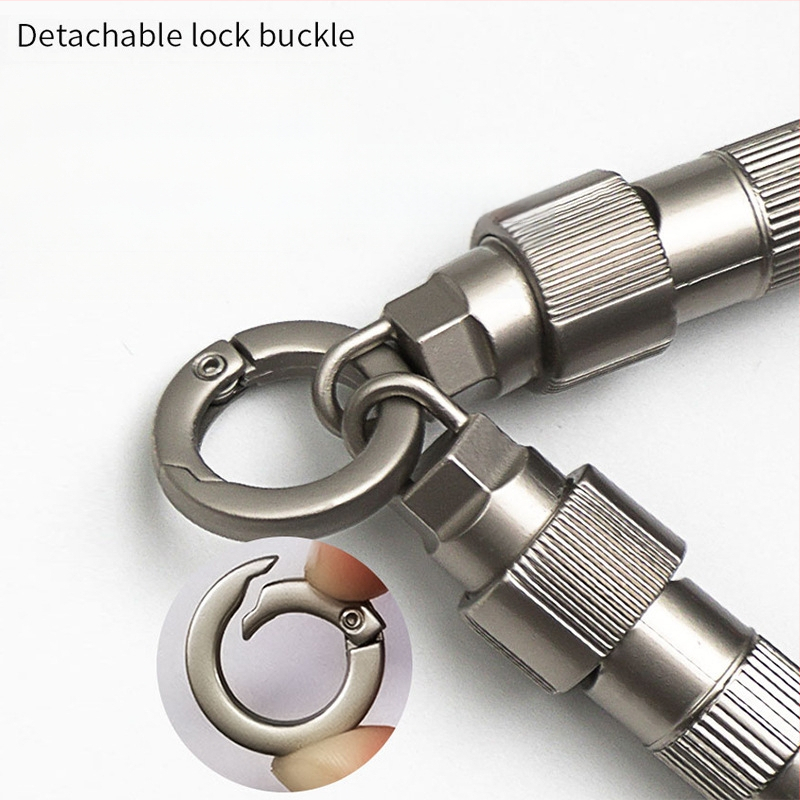 Soson 2-v-1 lanyard kábel pre USB-C a Lightning, tkaný, PD60W rýchle nabíjanie, kovová spona zo zliatiny zinku