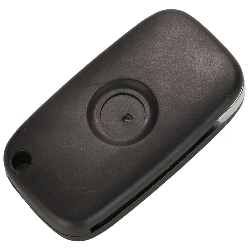 Mercedes-Benz Smart saliekamā atslēgas korpuss – saderīgs ar 3 pogām/4 pogām, plastmasas korpuss; atslēgas asmens materiāls: vara + plastmasa; svars 45 g