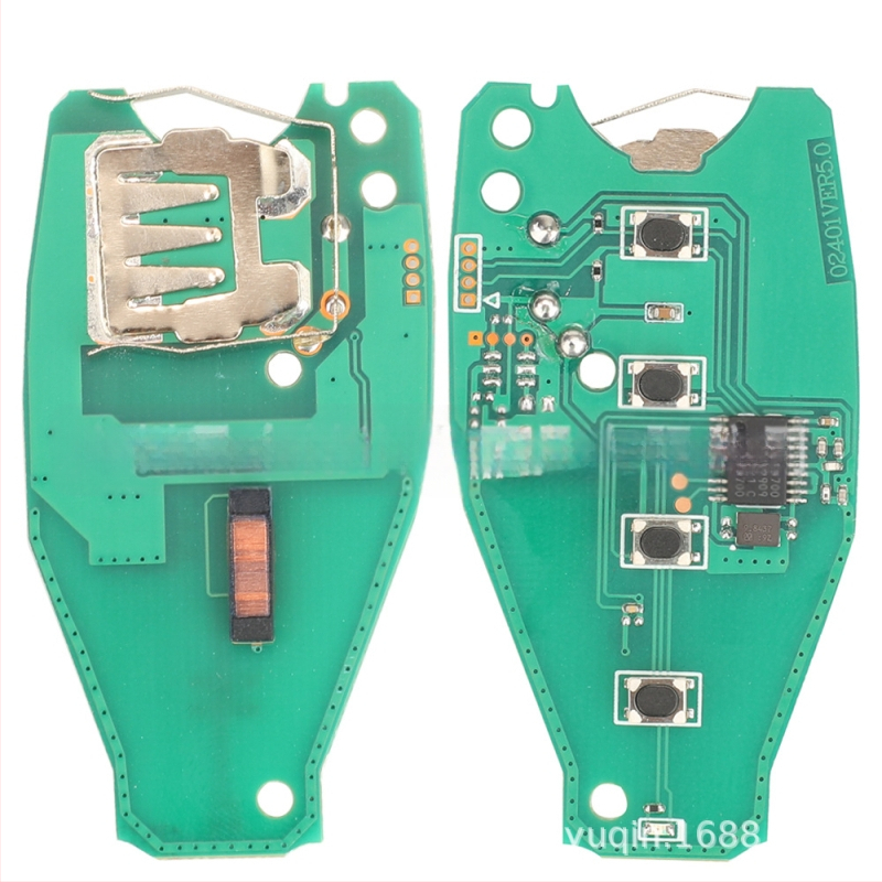 Volkswagen Touareg attālais atslēgas ar 3/4 pogām, 315/433/868 MHz, čips 7945AC