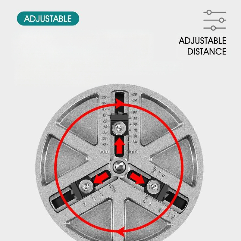 Регулируем многофункционален дърводелски инструмент за пробиване на дупки за дърво, гипсокартон, пластмаса и алуминиева плоча