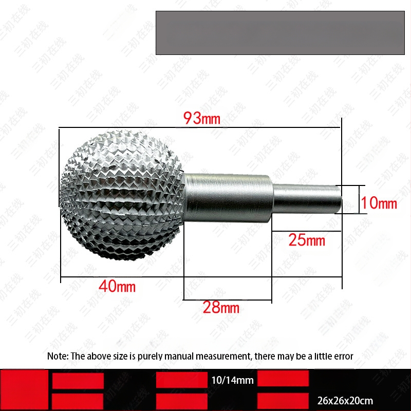 Kampinė šlifavimo galvutė medienos apdirbimui, anglies plienas, modelis SCQ02-A1, prekės ženklas Three Early Online, taikymas: pjovimas ir griovimo formavimas medienoje
