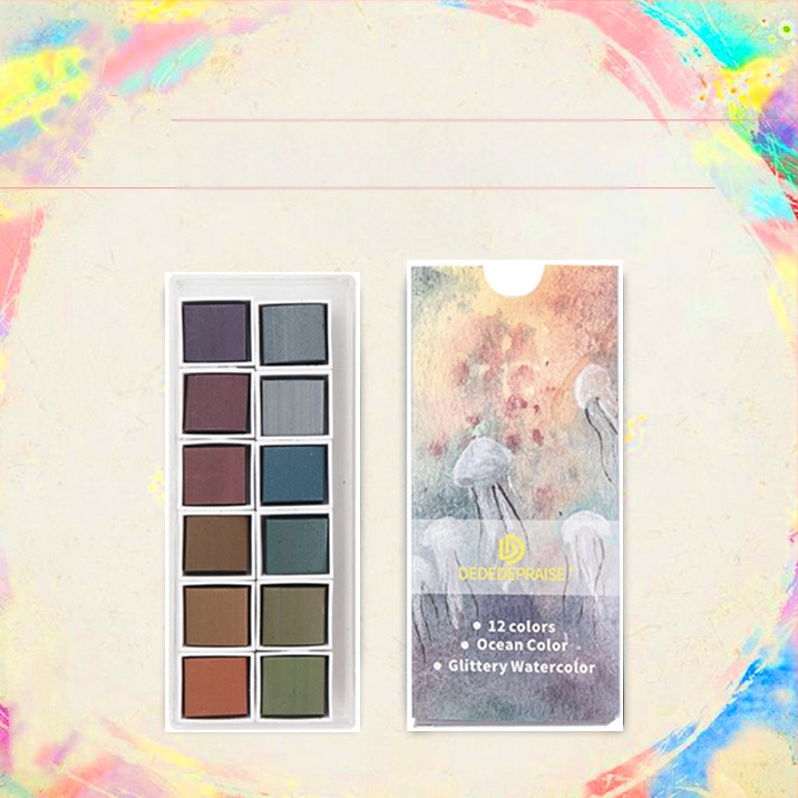 Ciets akvareļu pigments gleznošanai (Privāta etiķete ar licenci pieejama; IP atļauja nav)