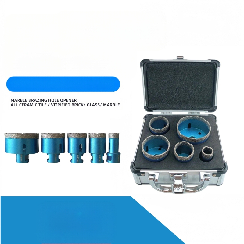 Комплект от 5 части за сухо пробиване с M14 – дупкови свредла за порцеланови плочки, гранит, мрамор и витрифицирана тухла