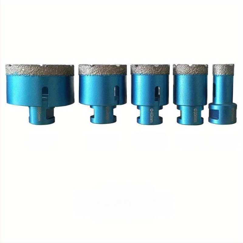 Комплект от 5 части за сухо пробиване с M14 – дупкови свредла за порцеланови плочки, гранит, мрамор и витрифицирана тухла