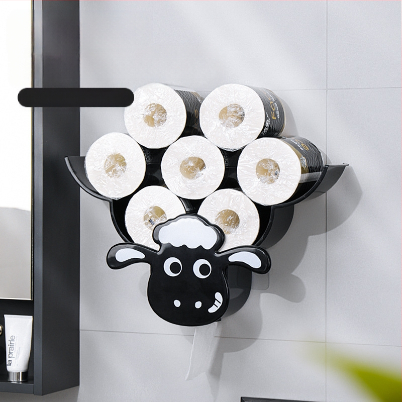 Sieninis dekoratyvinis popieriaus dėklas, Sheep Tissue Box modelis, plastmasinis materijalas, šiuolaikiškas paprastas stilius, Bandao prekės ženklas.