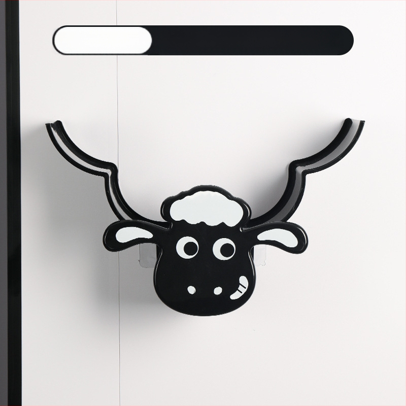 Sieninis dekoratyvinis popieriaus dėklas, Sheep Tissue Box modelis, plastmasinis materijalas, šiuolaikiškas paprastas stilius, Bandao prekės ženklas.