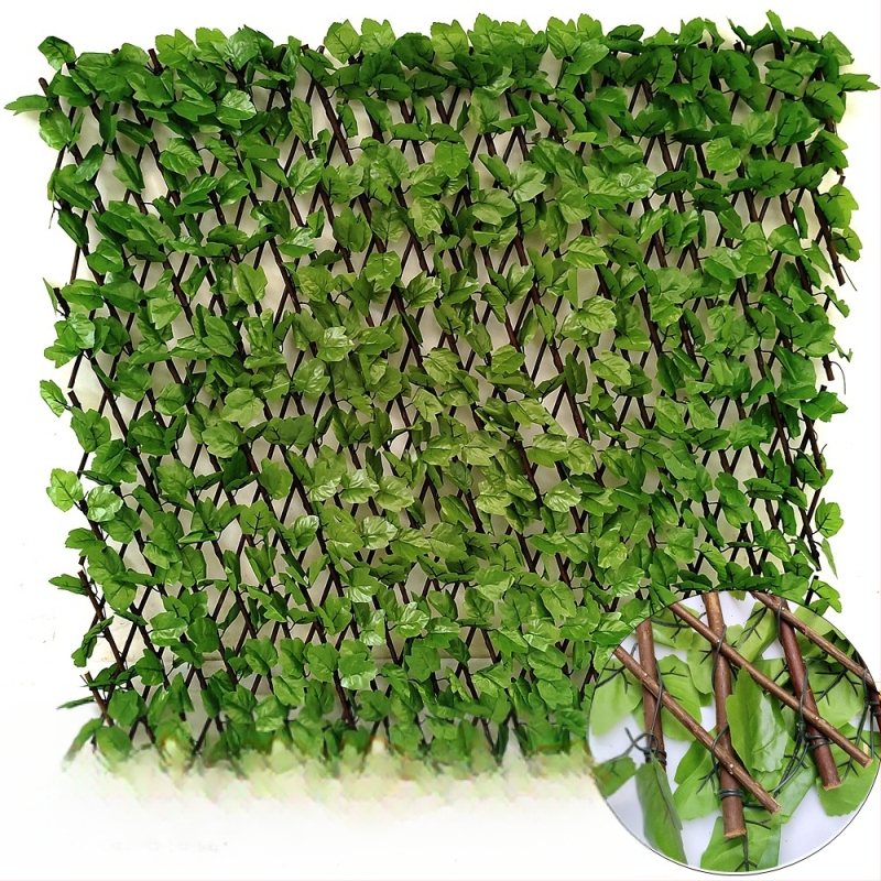 Изкуствени листа за ограда Maple Leaf — пластмаса и копринени цветя, Five-color grass, инжекционно формоване, употреба: двор/градина