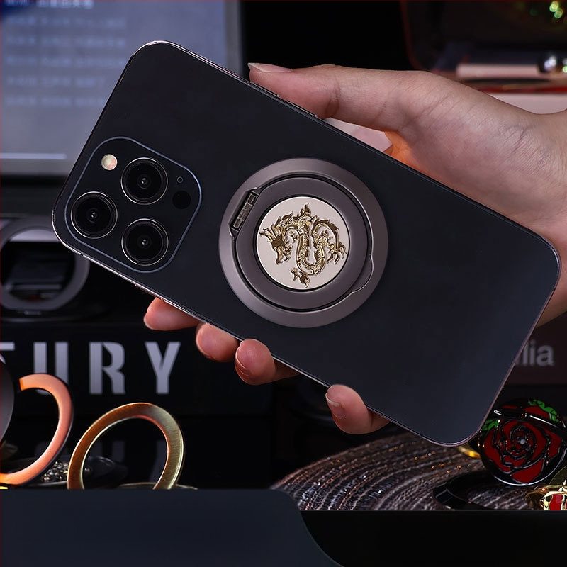 Metalo magnetinis piršto laikiklis telefonui MagSafe, 360° sukimas, suderinamas su MagSafe