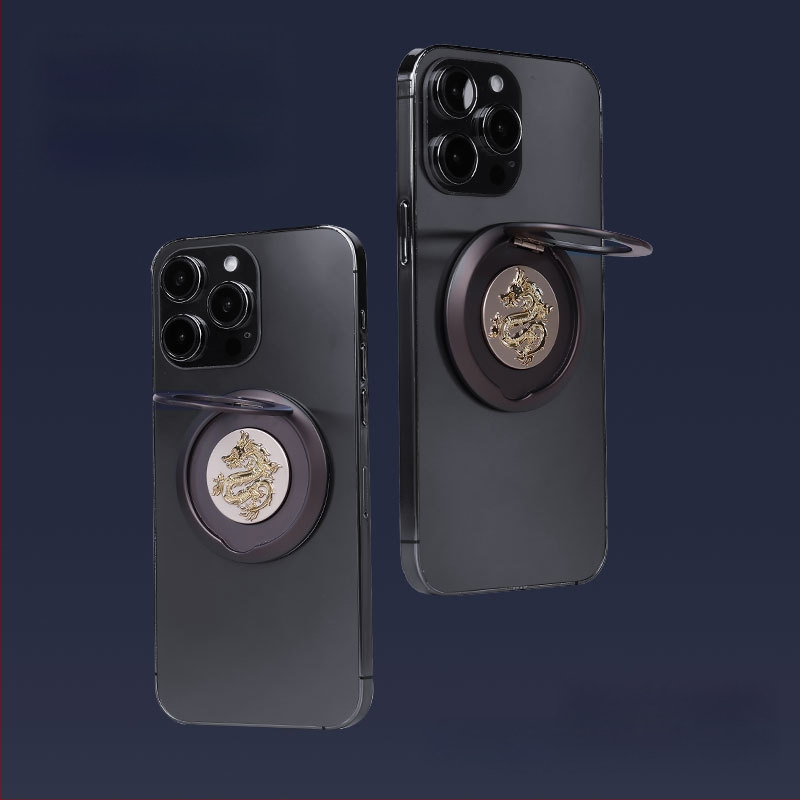 Metalo magnetinis piršto laikiklis telefonui MagSafe, 360° sukimas, suderinamas su MagSafe