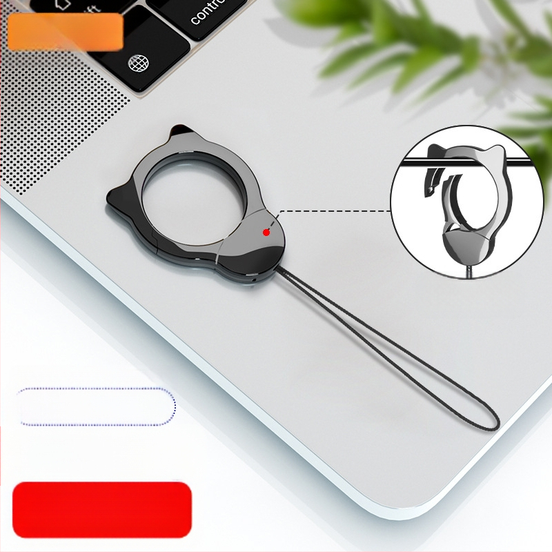 Lanyard na mobilný telefón s odnímateľným nylonovým šnúrou, kovovou sponou, elektroplakovaným kovom a potlačou loga